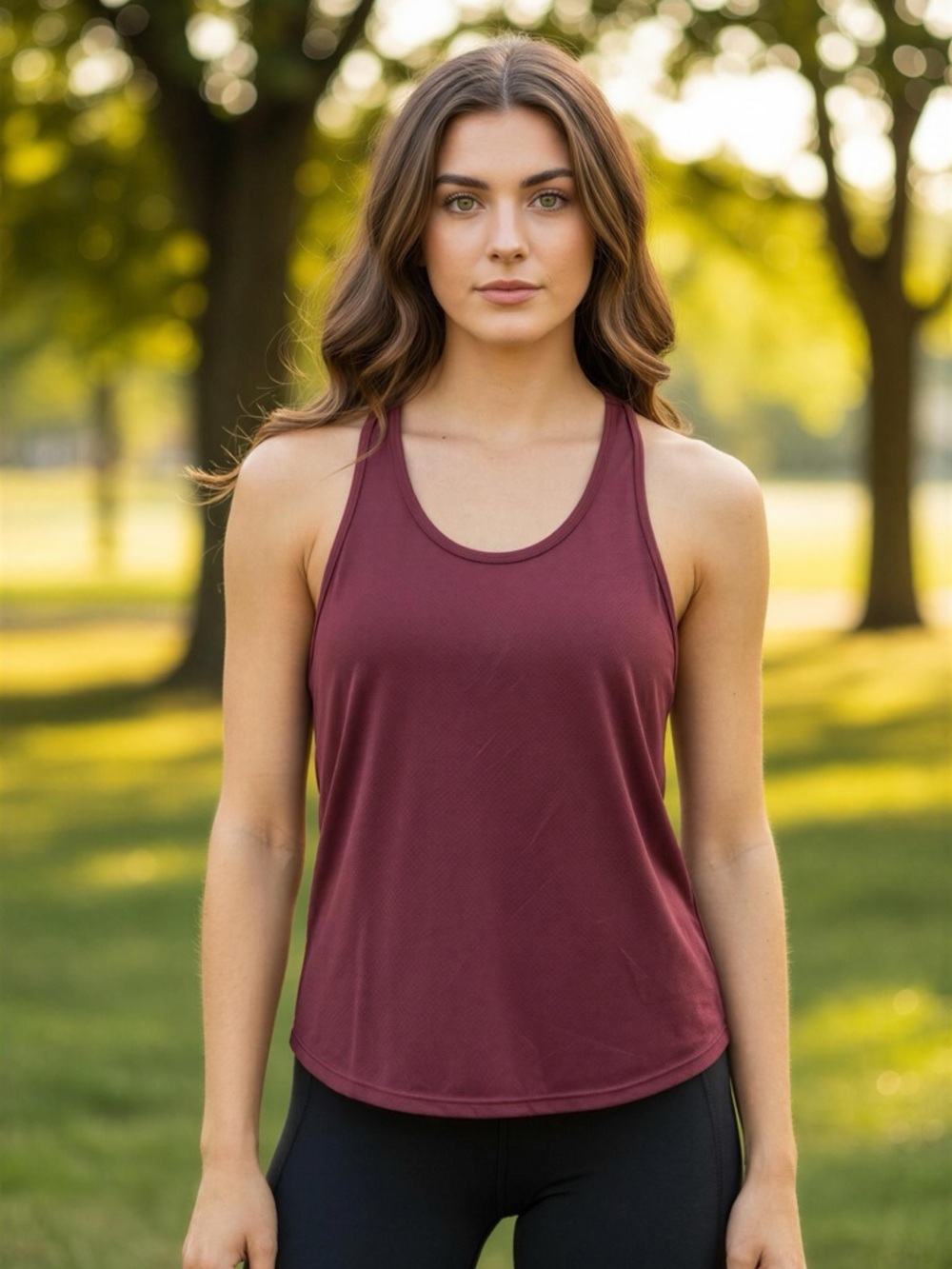 JoyLab Women's Racerback Tank Top - Burgundy Size XS